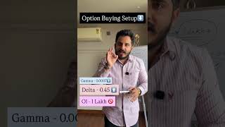Option buying with Greeks Calculate 💯📈 | #trading #money #stocks #shortsviral