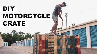 How to Build a Motorcycle Crate Out of Pallet Wood