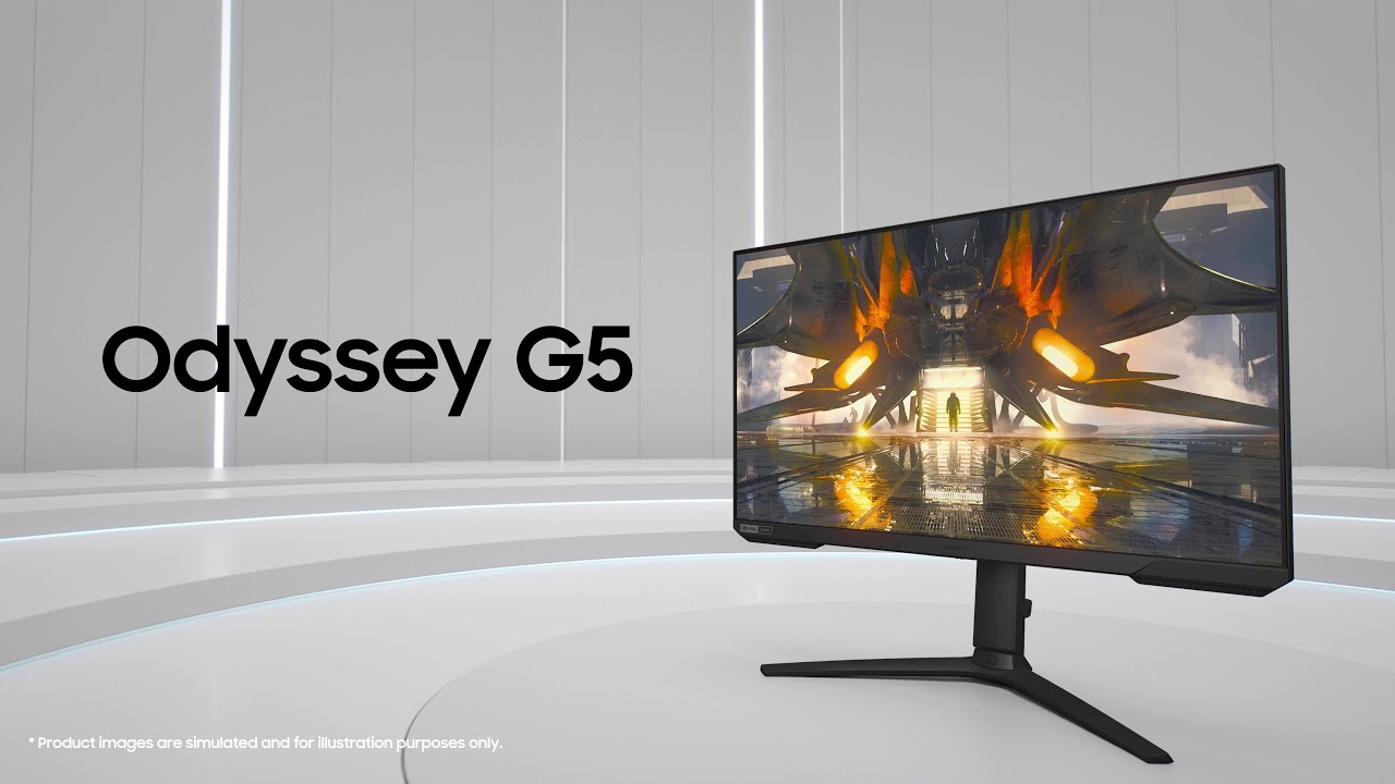 Samsung Odyssey G5 27in 16:9 IPS Gaming LCD Monitor, 165Hz, 1ms, 1440P QHD,  HDR, FreeSync, HAS - 26 - 29 Inch LCDs - Memory Express Inc.