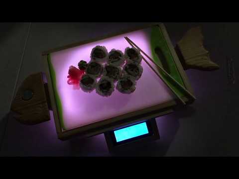 Video: Neopixel Light Up Sushi кызмат тактасы: 6 кадам (сүрөттөр менен)