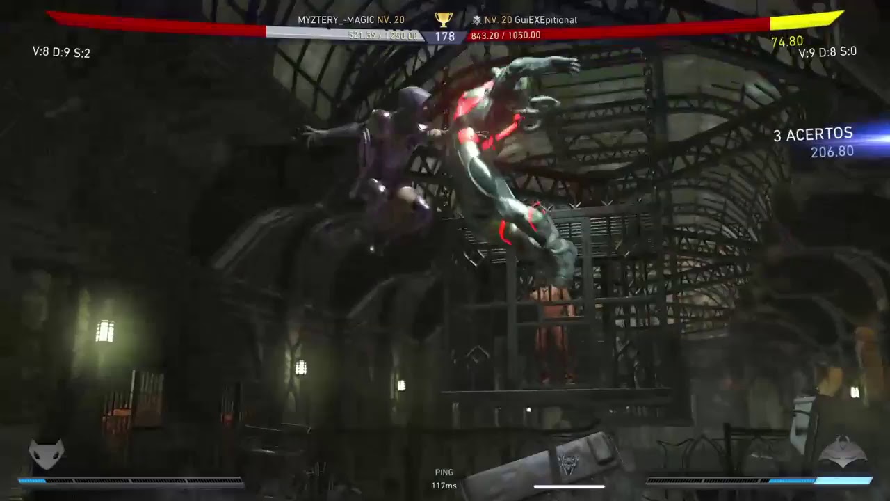 Injustice 2 - GuiEXEpitional vs MYZTERY_-MAGIC training -