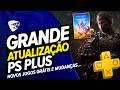 GRANDE ATUALIZAÇÃO PS PLUS ABRIL 2026 !!! MUITOS JOGOS GRÁTIS AGORA!!!