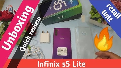 Infinix s5 lite unboxing and first impression [ Hindi ]
