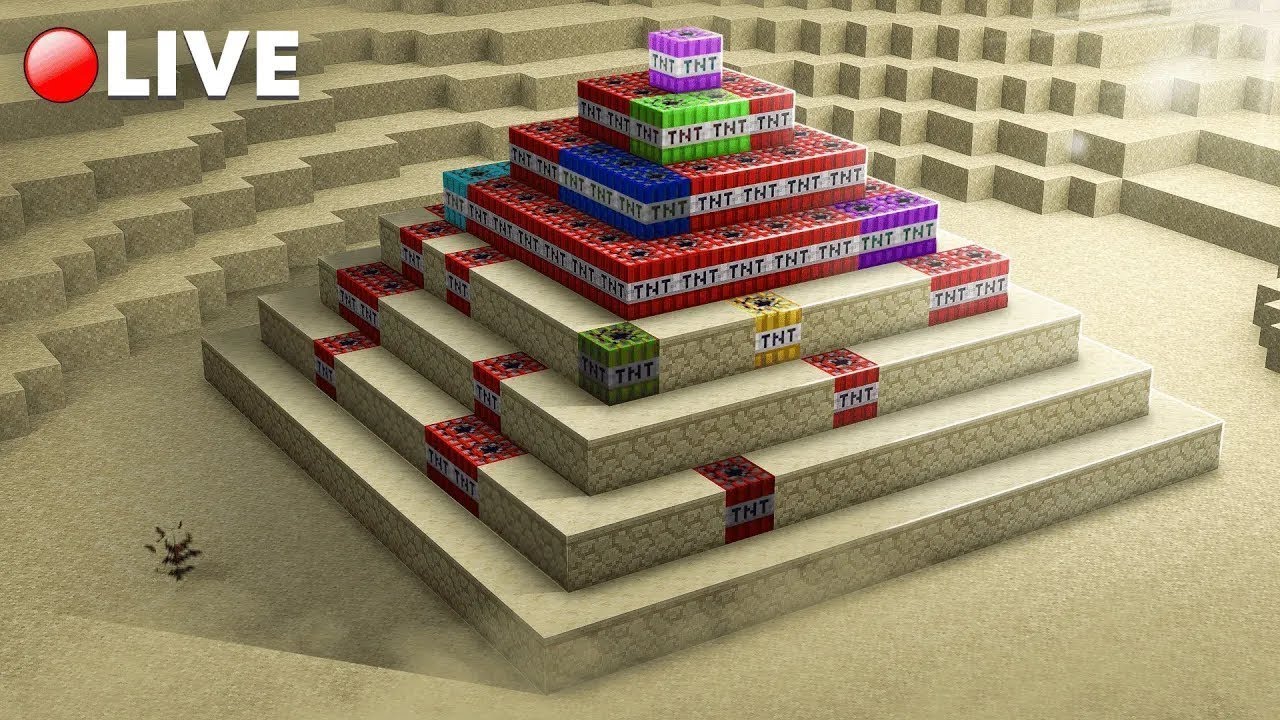 Minecraft TNT LIVE DAY 1🔥🔥