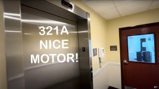 Steps and Schindler 321A Hydraulic Elevator Comfort Inn Mt Airy NC