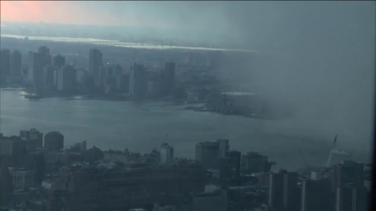 VIDEO: Snow squall covers New York in a sudden dusting of snow - YouTube