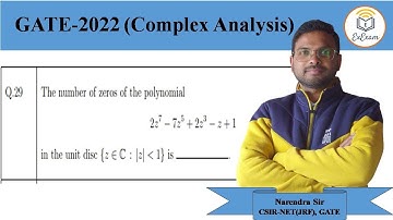GATE-2022 Mathematics(MA) || Complex Analysis || Question No. 29
