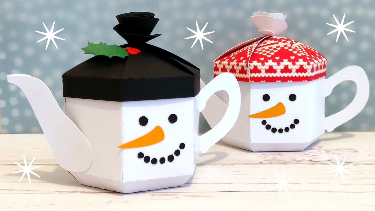 Snowman Teapot Box - Assembly Tutorial