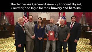 Tennessee IBEW Members Honored After Rescuing Woman from Flood Waters