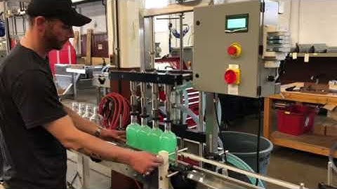 Apex Filling Systems- Entry Level 4 Head Overflow Filler