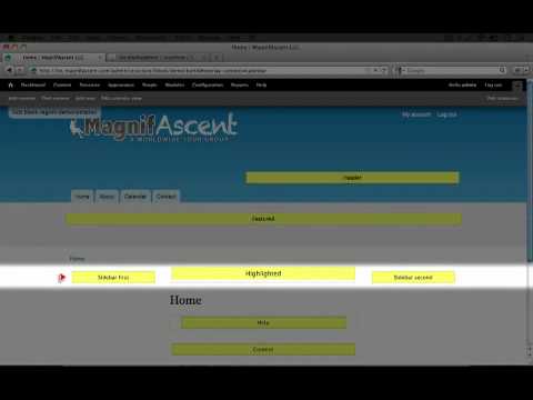 92. What blocks and regions are, and how to use the blocks administration page (a Drupal how-to)