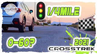 2021 Subaru Crosstrek Limited: 0-60 & 1/4 Mile Run with DRAGY