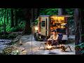 【秘境車中泊】秘境の小川で静かに過ごすソロ車中泊 | Japan Solo Camper Van Life, Stream ASMR