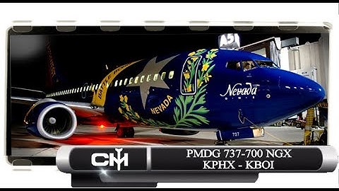 [P3D V4.1] PMDG 737 NGX | KPHX to KBOI | FlightBeam KPHX HD V2 | Captain United