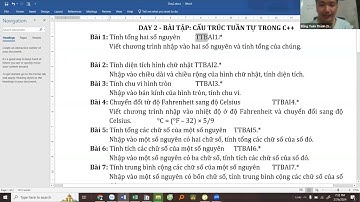 Học lập trình C++ cơ bản cho người mới bắt đầu cùng Thầy Đặng Tuấn Thành - KCB6-Buổi 3