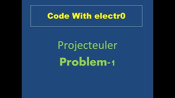 projecteuler problem-1 | c++ | code with electr0