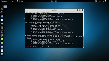 How to change network interface. Changing wlan0 to wlan0mon and vice versa