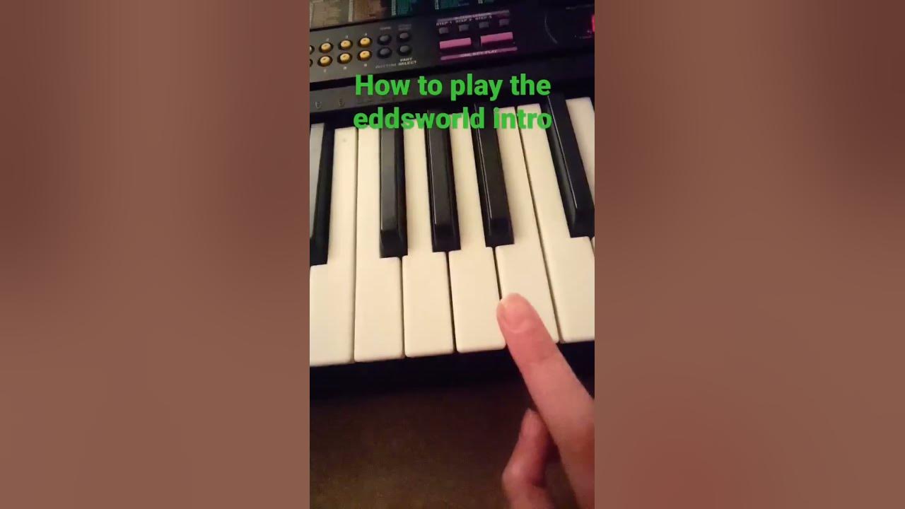 Eddsworld intro piano tutorial #eddsworld #tordbot - YouTube