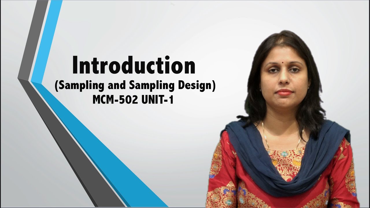 Introduction (Sampling and Sampling Design) - YouTube