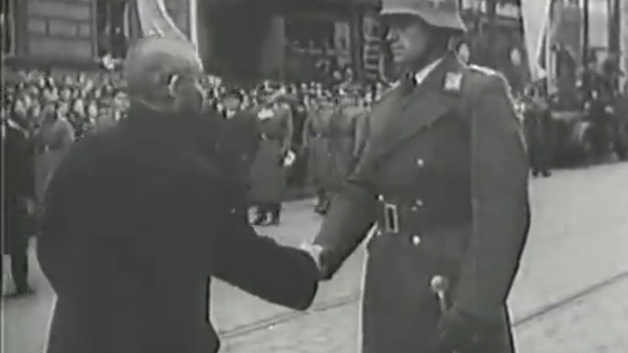 ドイツ週刊ニュース  松岡外相のベルリン訪問【日独同盟】　日本語字幕