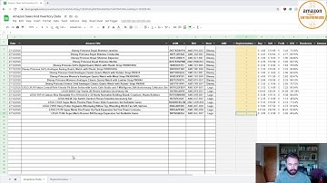 Amazon FBA - Create a replenishable list with Google Sheets