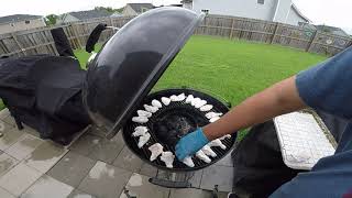 Buffalo Wings cooked on a Weber Kettle using a Vortex!