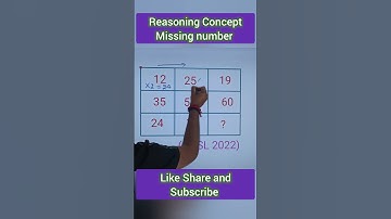 Reasoning Concept Missing number #sscreasoningtricks #reasoning #reasoningtricks #sscgd #ssccgl #ssc