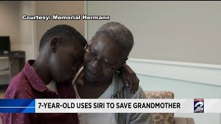 7-year-old used Siri to save grandmother