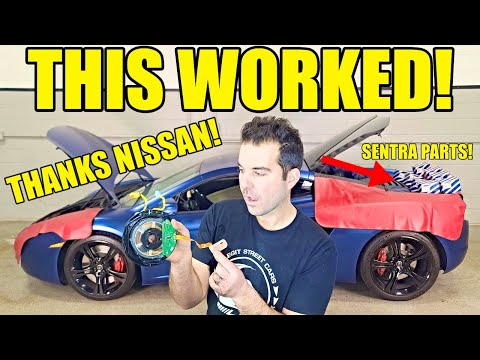 I Fixed My Broken Supercar With Used & CHEAP Nissan Sentra Parts! McLaren Wanted $7,500 For This!