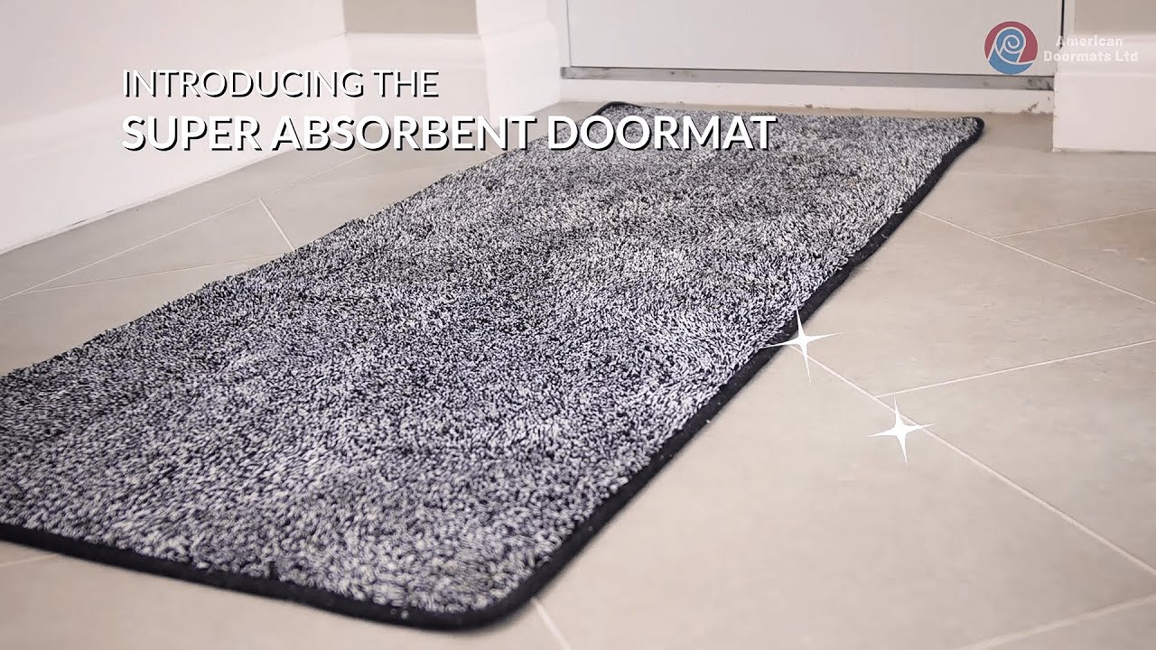 Delxo 18x30 Magic Doormat Absorbs Mud Doormat No Odor Durable Anti-S