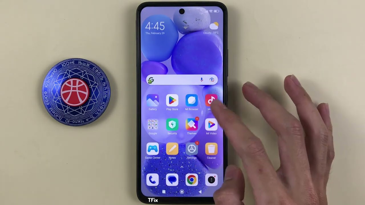 Как включить/отключить подсказки приложений в меню приложений на Xiaomi Redmi 12 с Android 13