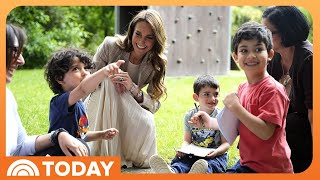 Princess Kate Greets Fans on First Trip Abroad Since Treatment
