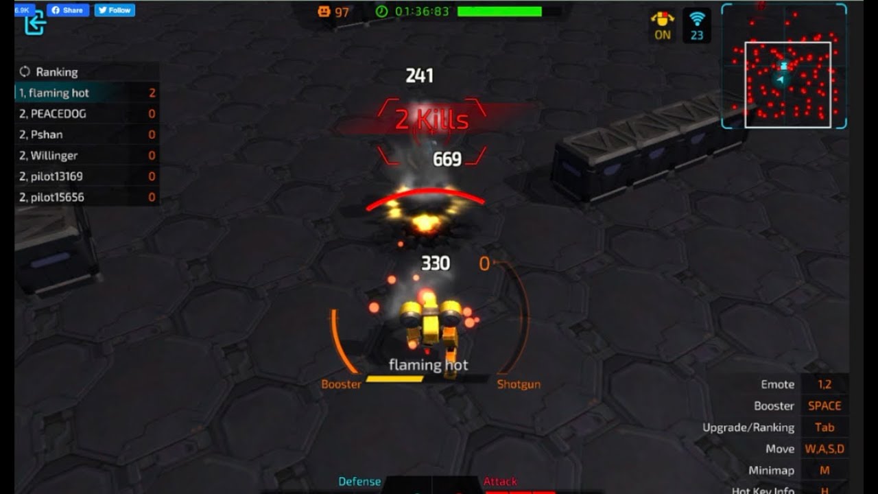 Types Of Players In warbot.IO!!!