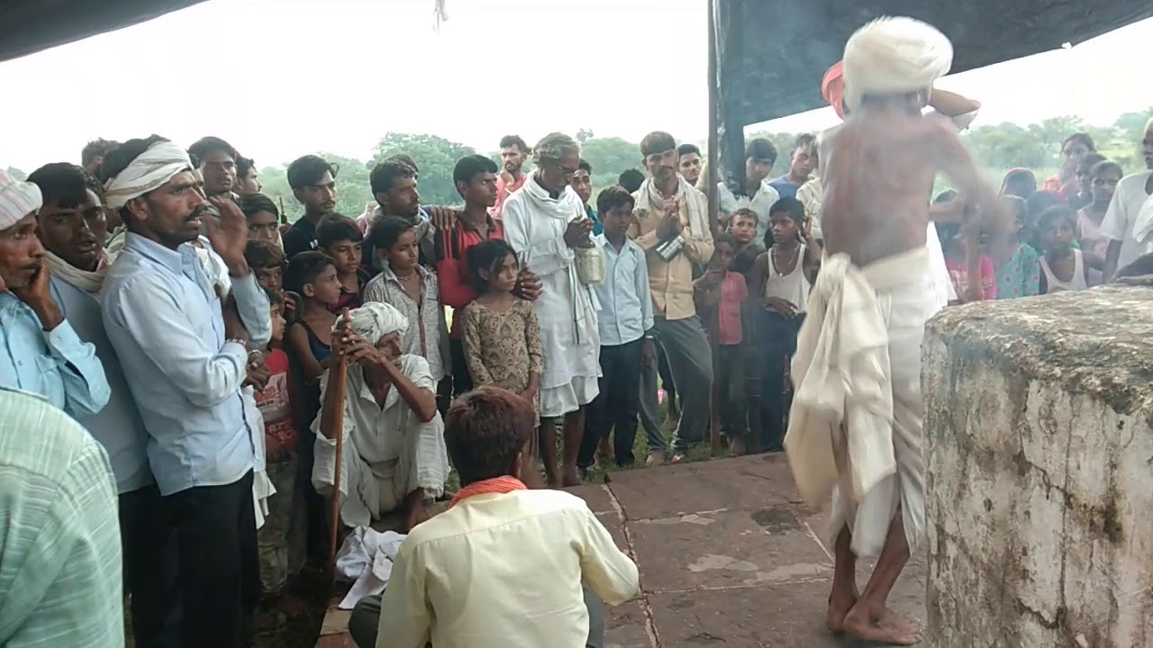 पुरानी परम्परा के अनुसार!हिरामन महाराज का भाव!भादवा चौथ पर2019