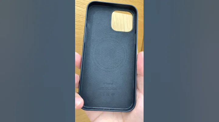 iPhone 13 Pro Max Midnight Magsafe Apple Official Leather Case Unboxing Impression