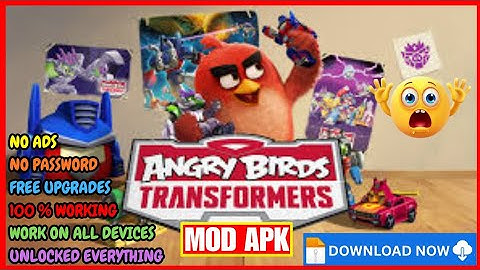 🤖 Angry Birds Transformers Mod Apk v2.36.0 – Best Fan Made Mod & Custom Gameplay
