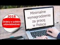 2018. Мінімальна зарплата в Польщі/Minimalne wynagrodzenie