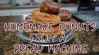 Making Donuts with a Bread Machine