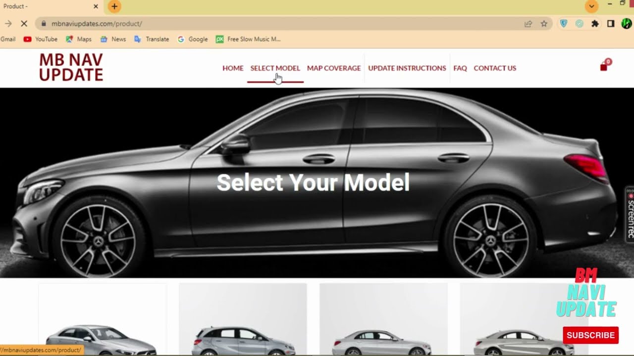 Get your Mercedes map update : Mbnavii latest map updates 2023