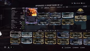 Warframe Latron prime Incanon Moded with Riven [2023]