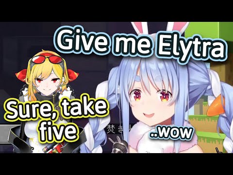 Pekora wanted senpai tax, but didn't expect this