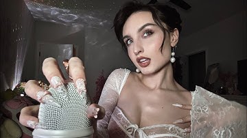 MIC SCRATCHING ASMR w/ LONG STILETTO NAILS 🤍￼ (INTENSE BRAIN NUMBING ASMR) 