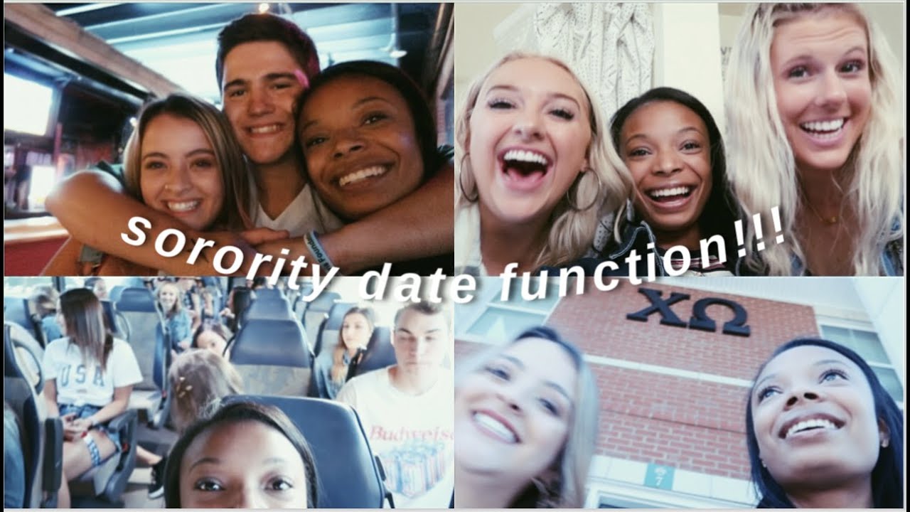 College Vlog Sorority Date Party Youtube 