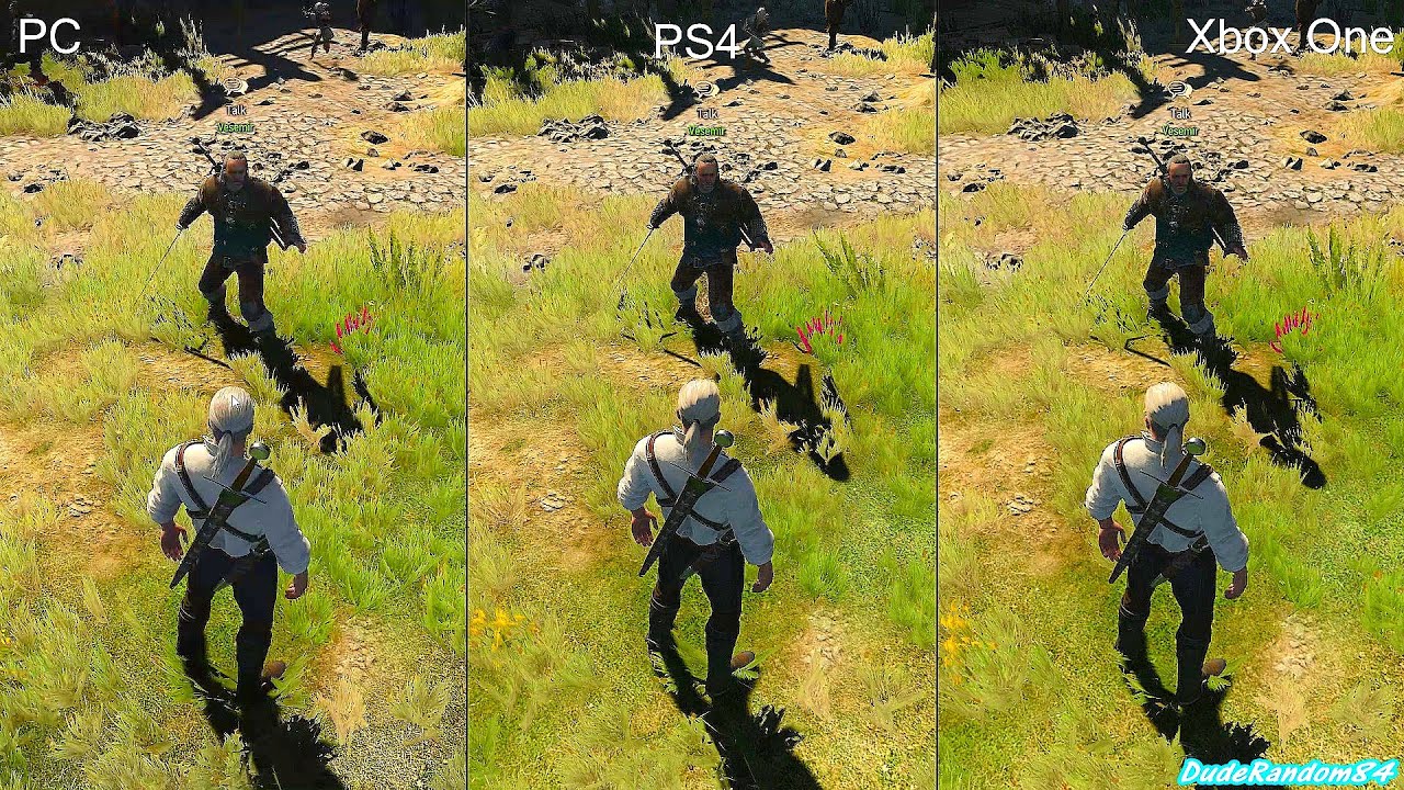 konjugat Poesi fiber The Witcher 3 Wild Hunt Pc Vs PS4 Vs Xbox One Graphics Comparison - YouTube