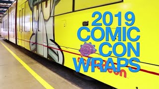 20th anniversary comic con Spongebob squarepants trolley vinyl wrap