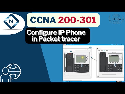 Free CCNA (NEW) |Configure IP Phone in Packet tracer | Video 99 | CCNA 200-301 Complete Course