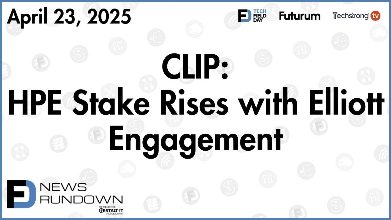 HPE Stake Rises with Elliott Engagement