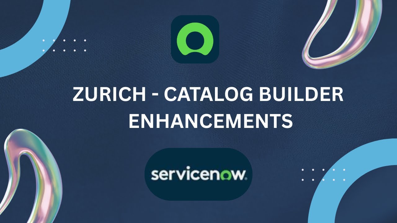 Zurich Catalog Builder Just Got Smarter