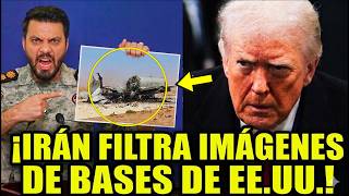 Trump entra en pánico cuando Irán filtra imágenes de bases estadounidenses destruidas.