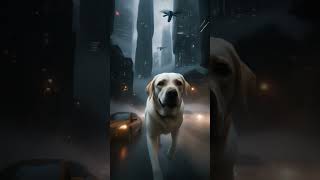 A Labrador dog with floppy ears, dark brown eyes, big black nose, soft, pure white fur. #ai #prompt screenshot 3